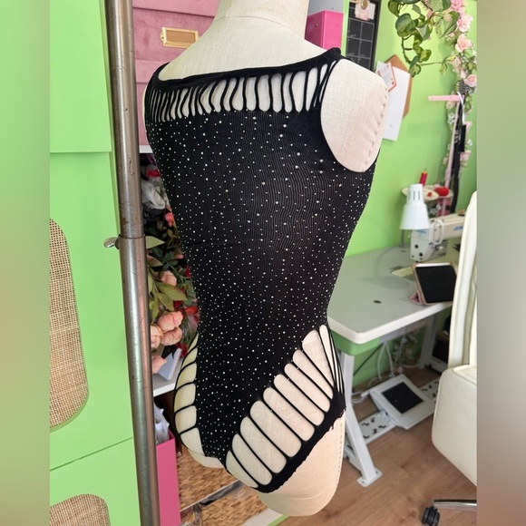 Rhinestone bodysuit - Picture 2 of 2